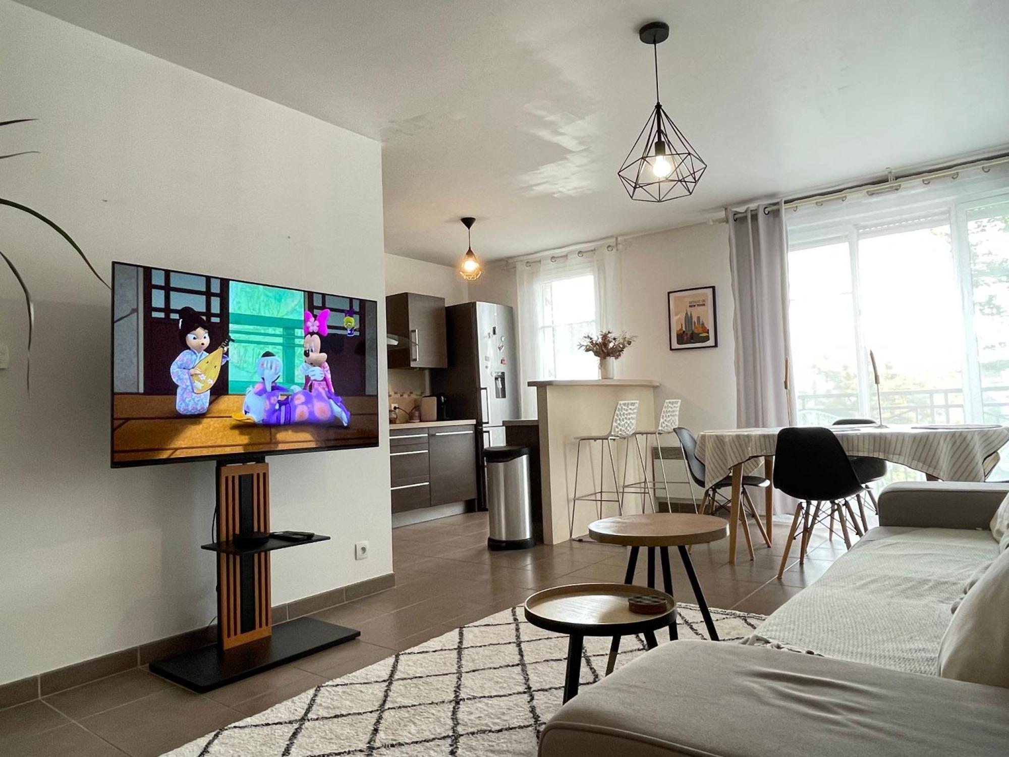 Duplex Moderne 8Per&3Ch&10 Min Disney&Parking Free Magny-le-Hongre Bagian luar foto