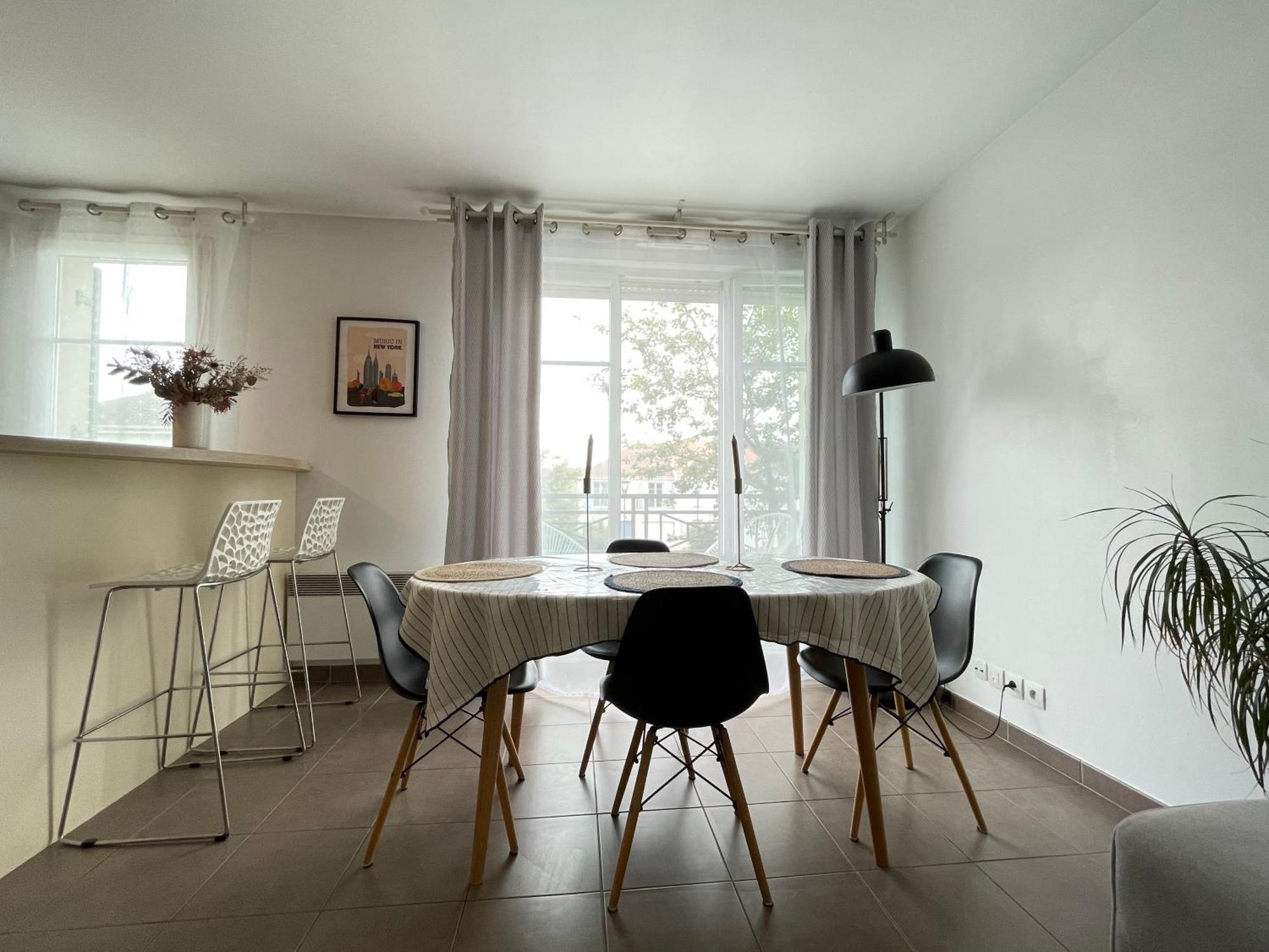 Duplex Moderne 8Per&3Ch&10 Min Disney&Parking Free Magny-le-Hongre Bagian luar foto